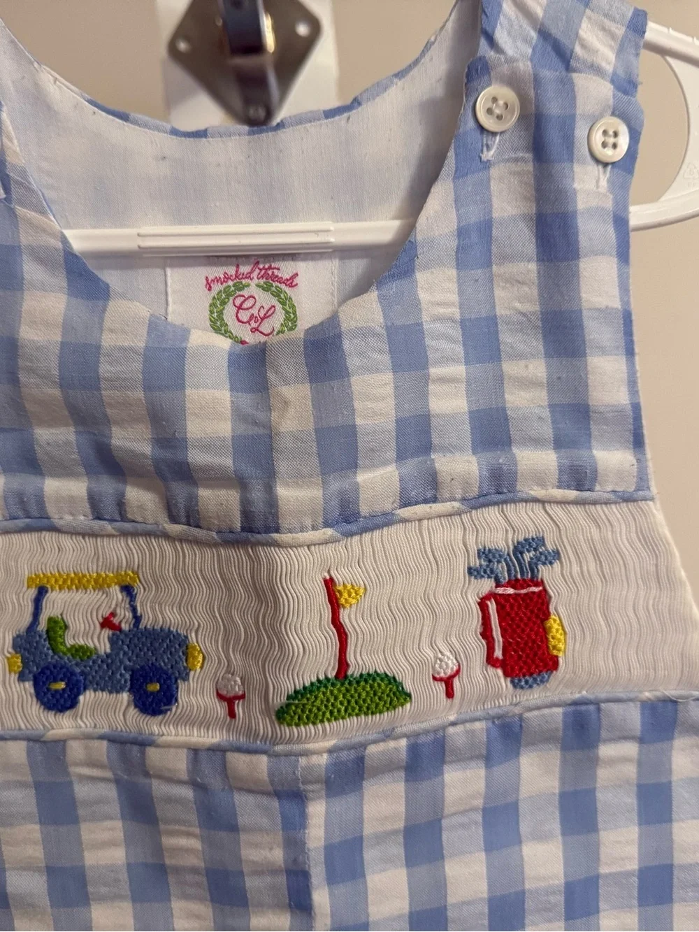 New Cecil & Lou  Smocked Golf Jon Jon